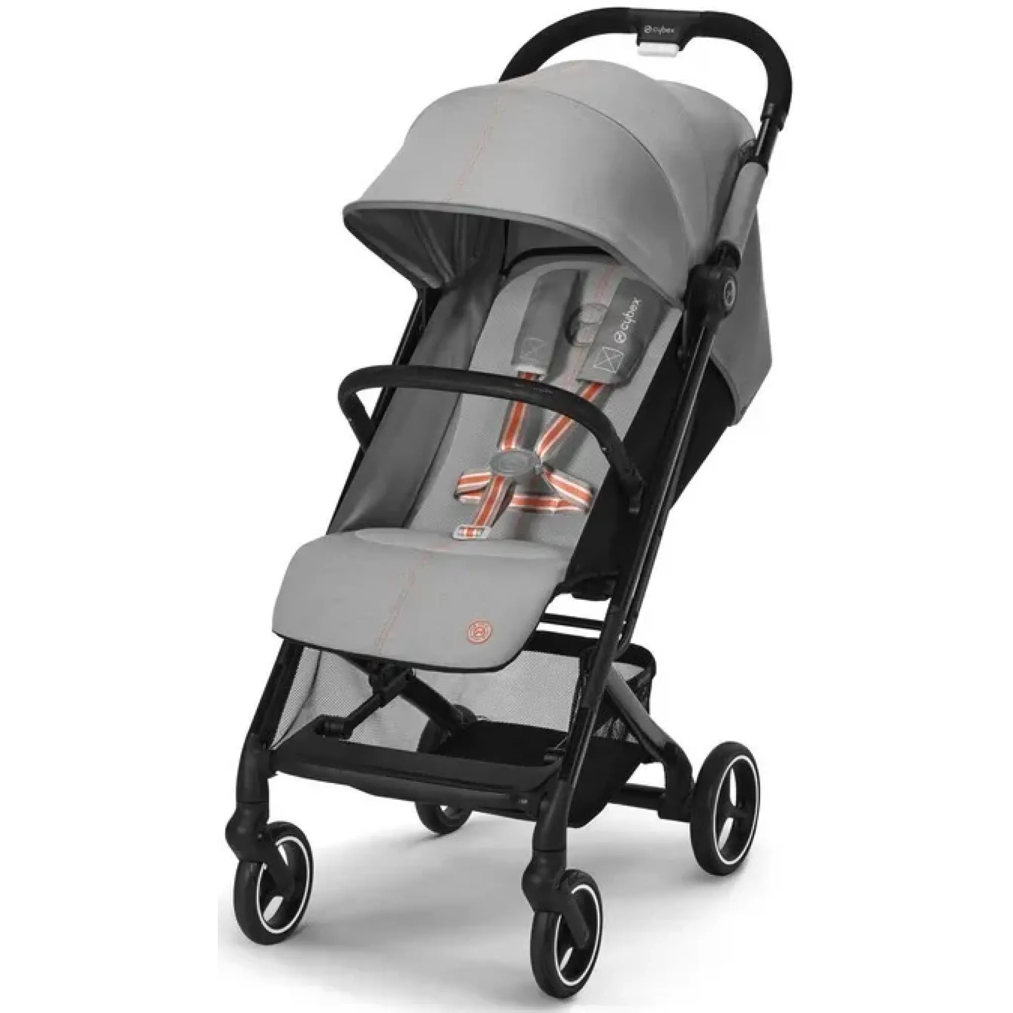 Прогулянкова коляска Cybex Beezy Lava Grey (з бампером)
