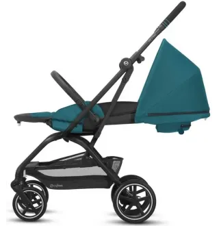 Прогулянкова коляска Cybex Eezy S Twist+ 2 SLV Nature Green (з бампером)