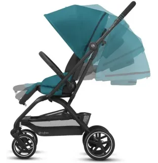 Прогулянкова коляска Cybex Eezy S Twist+ 2 SLV Nature Green (з бампером)