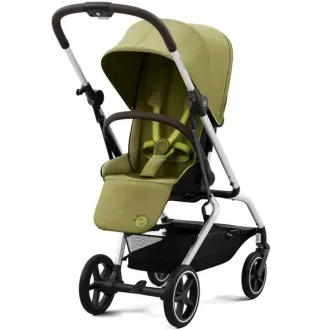 Прогулянкова коляска Cybex Eezy S Twist+ 2 SLV Nature Green (з бампером)