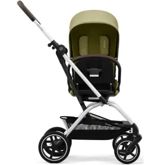Прогулянкова коляска Cybex Eezy S Twist+ 2 SLV Nature Green (з бампером)