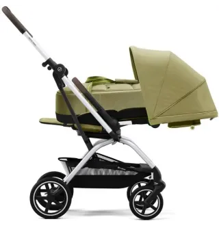 Прогулянкова коляска Cybex Eezy S Twist+ 2 SLV Nature Green (з бампером)