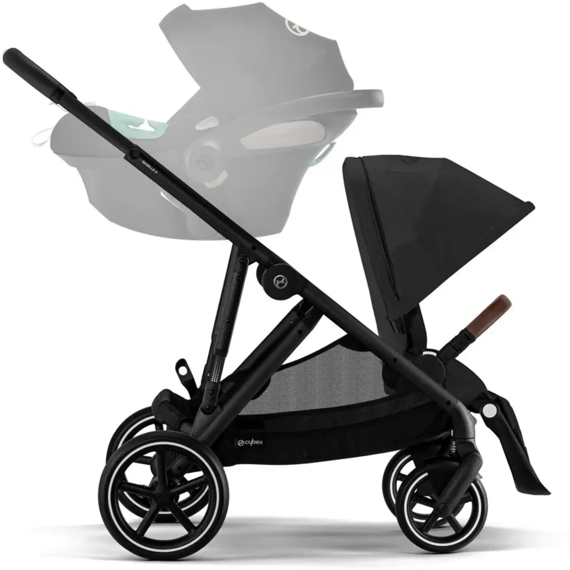Прогулянкова коляска Cybex Gazelle S BLK Moon Black