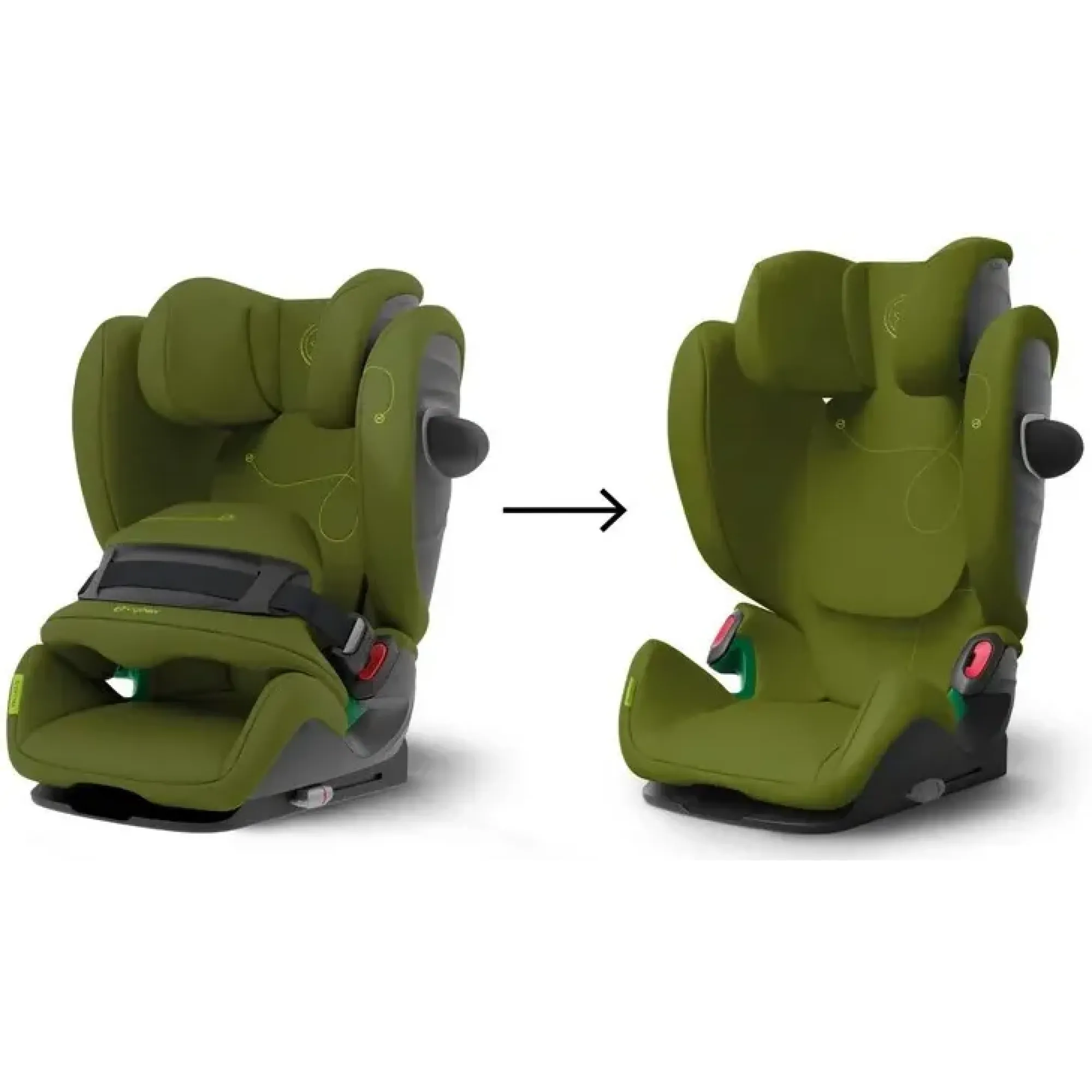 Автокрісло Cybex Pallas G i-Size Nature Green