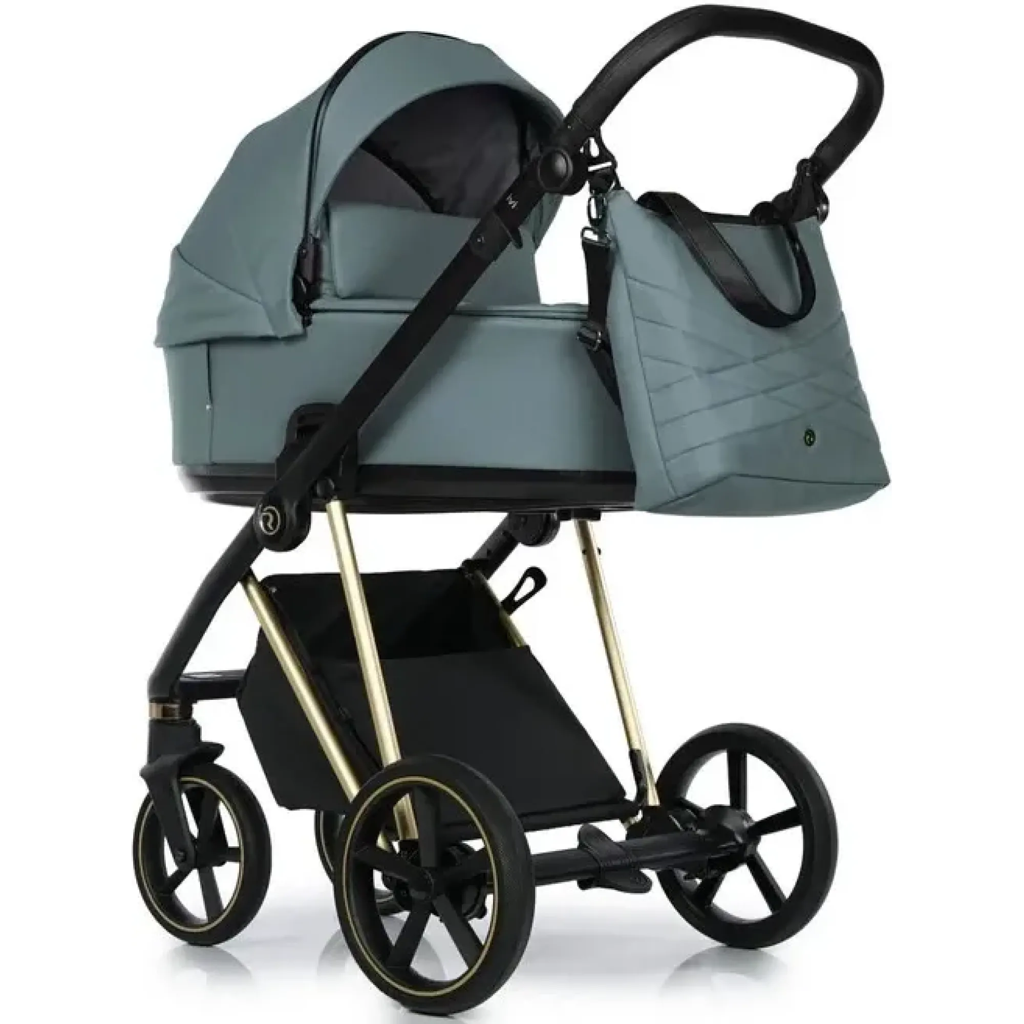 Коляска 2в1 Roan Ivi 2.0 Pine Green Gold