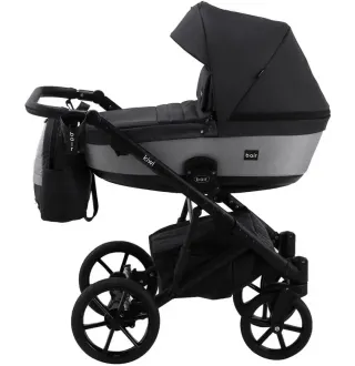 Коляска 2в1 Bair Kiwi Soft BKS-00/22 Чорний / Світло-сірий