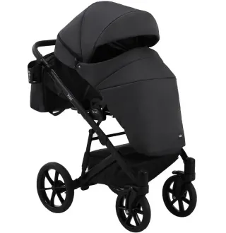 Коляска 2в1 Bair Kiwi Soft BKS-00/22 Чорний / Світло-сірий