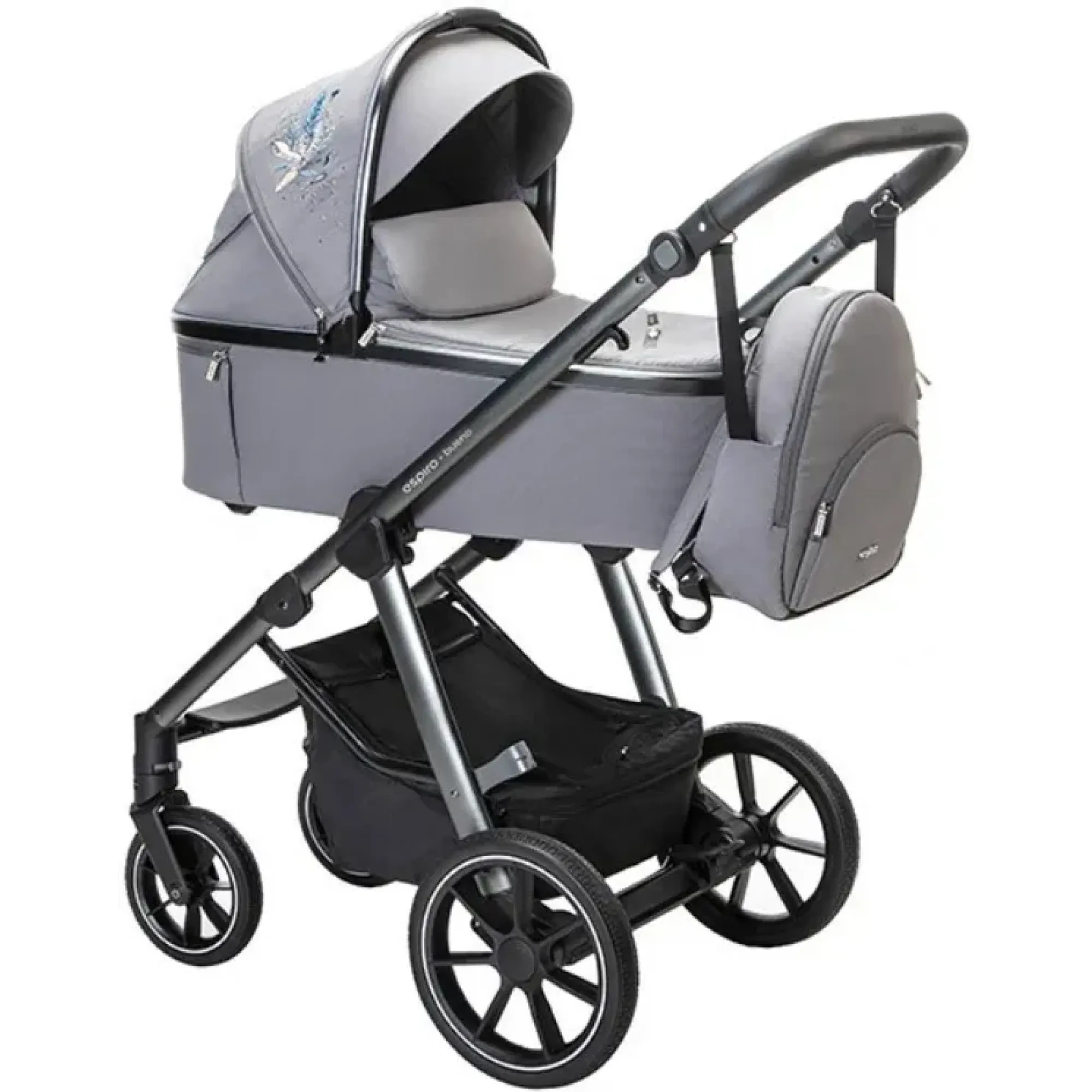 Коляска 2в1 Espiro Bueno 2022 307 Gray Feather