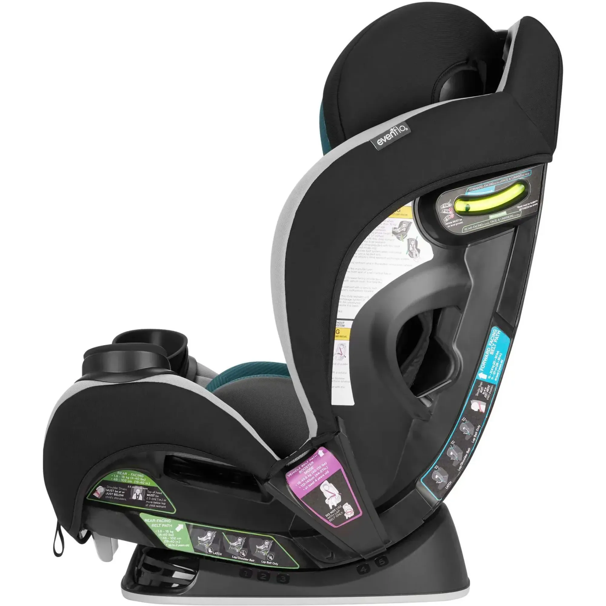 Автокрісло Evenflo EveryStage LX Luna з мех. дотягуванням ременів