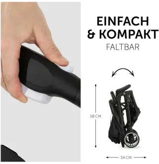 Коляска прогулянкова Hauck Travel N Care Black