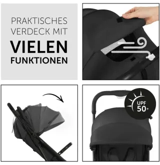 Коляска прогулянкова Hauck Travel N Care Black
