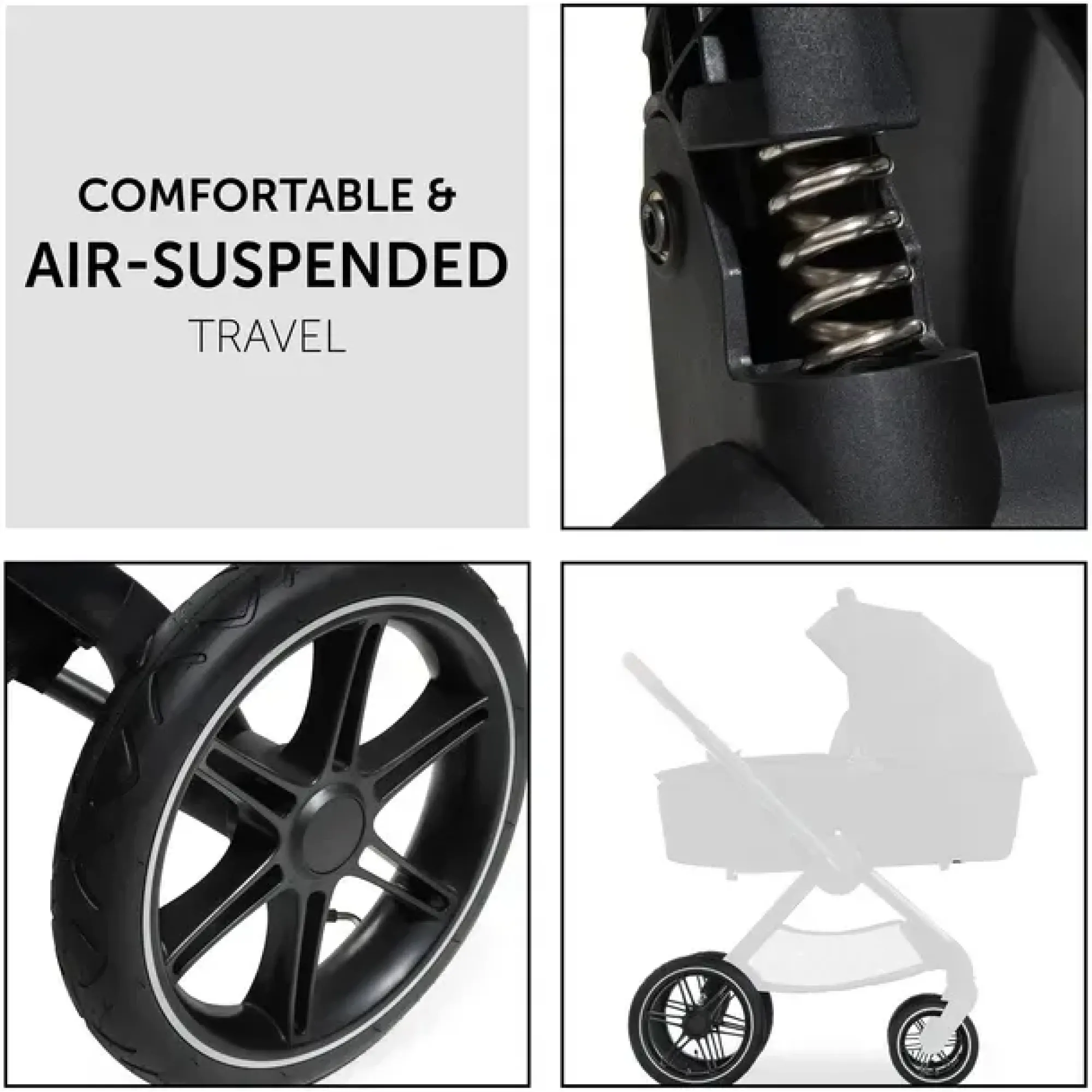 Коляска універсальна Hauck Walk N Care Air Black