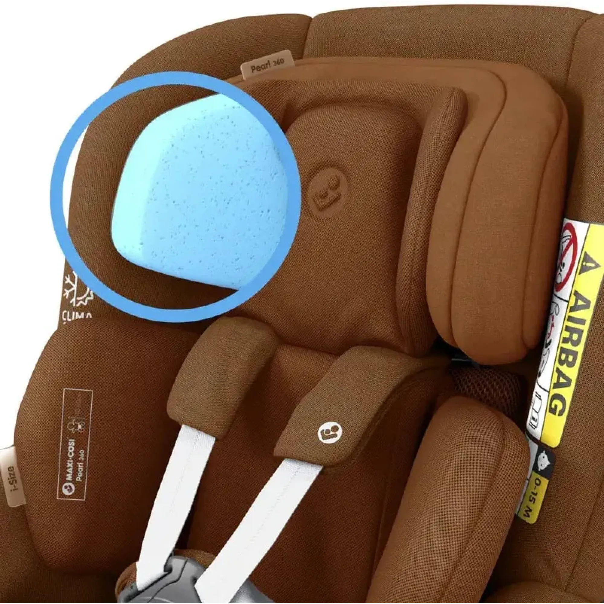 Автокрісло Maxi-Cosi Pearl 360 Authentic Cognac