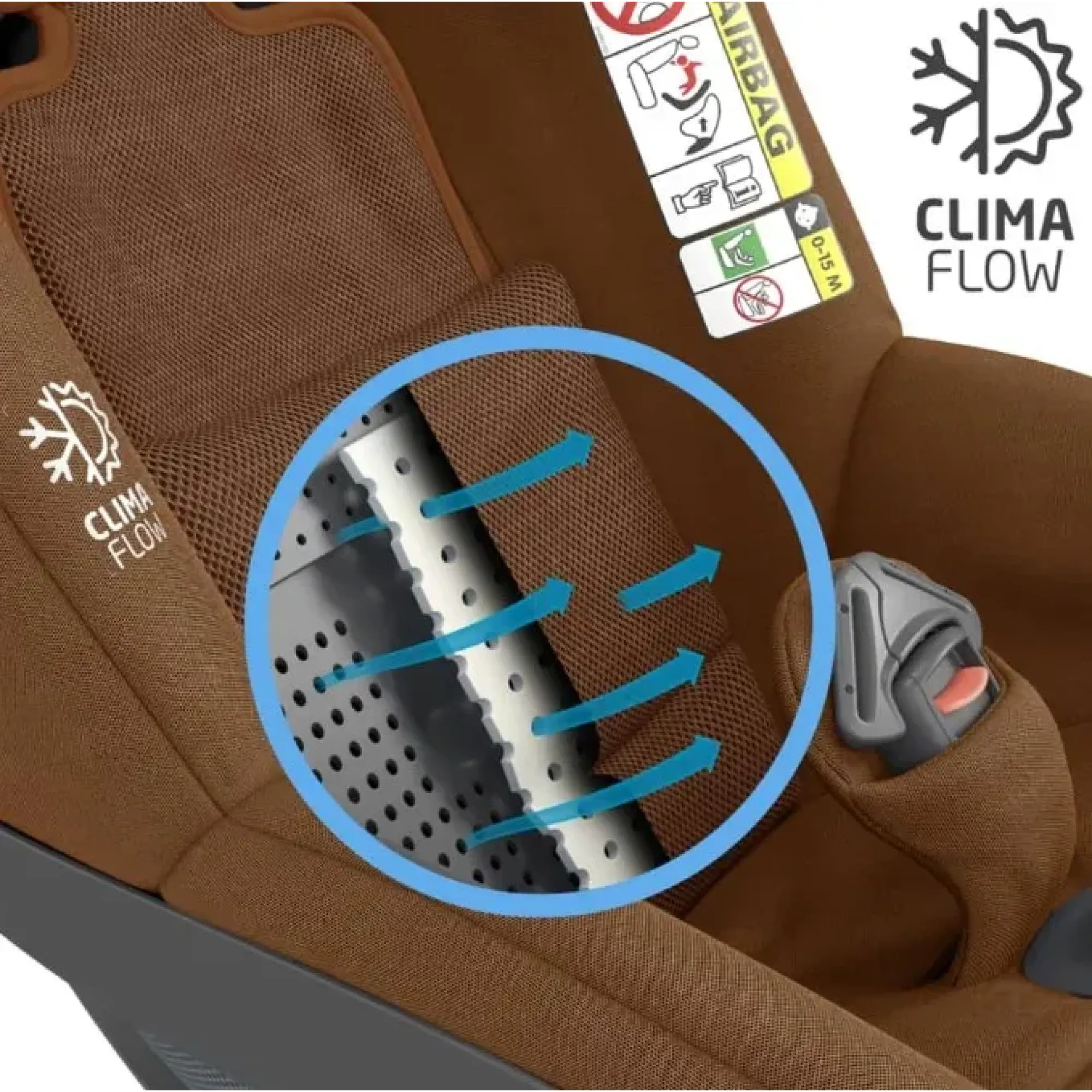 Автокрісло Maxi-Cosi Pearl 360 Authentic Cognac