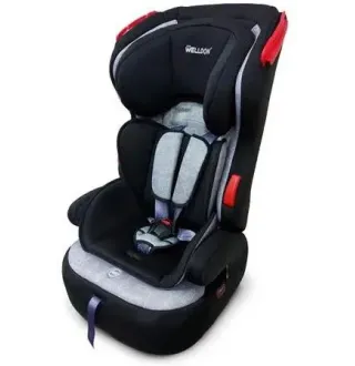 Автокресло Welldon Penguin Plus Черный / Серый