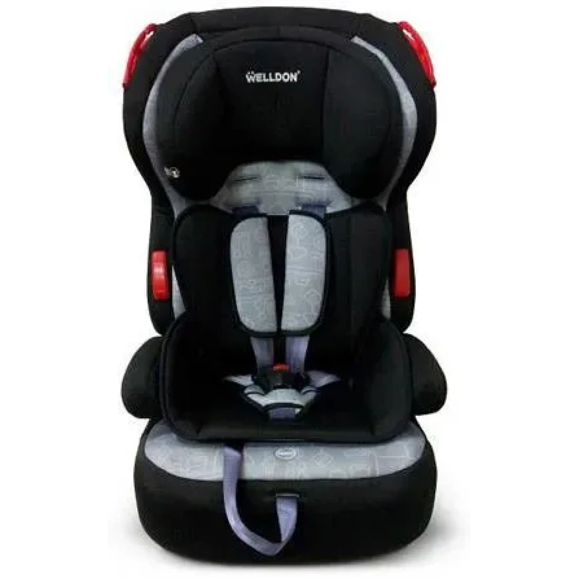 Автокресло Welldon Penguin Plus Черный / Серый