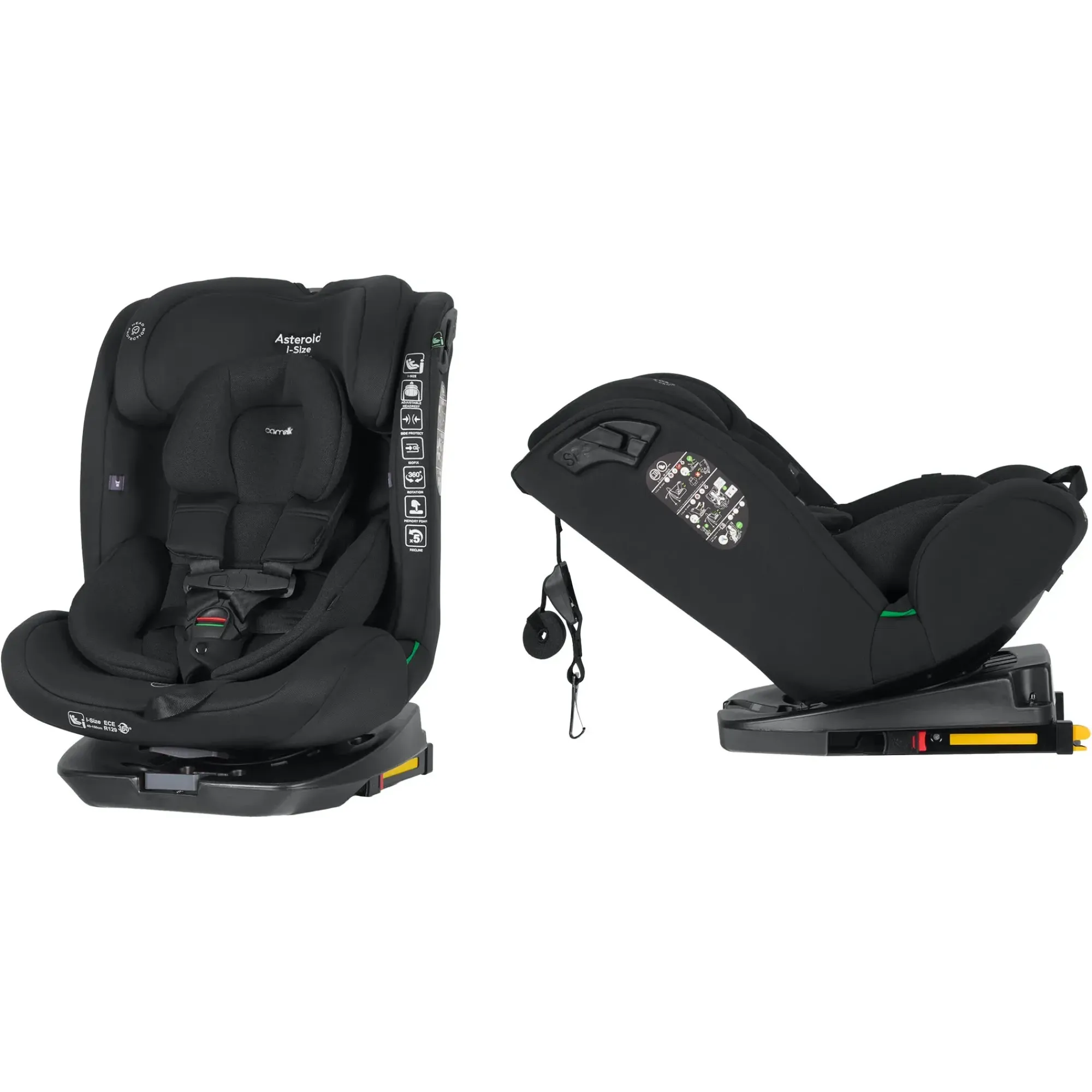 Автокрісло Carrello Asteroid i-Size CRL-17001 Space Black 40-150см ISOFIX
