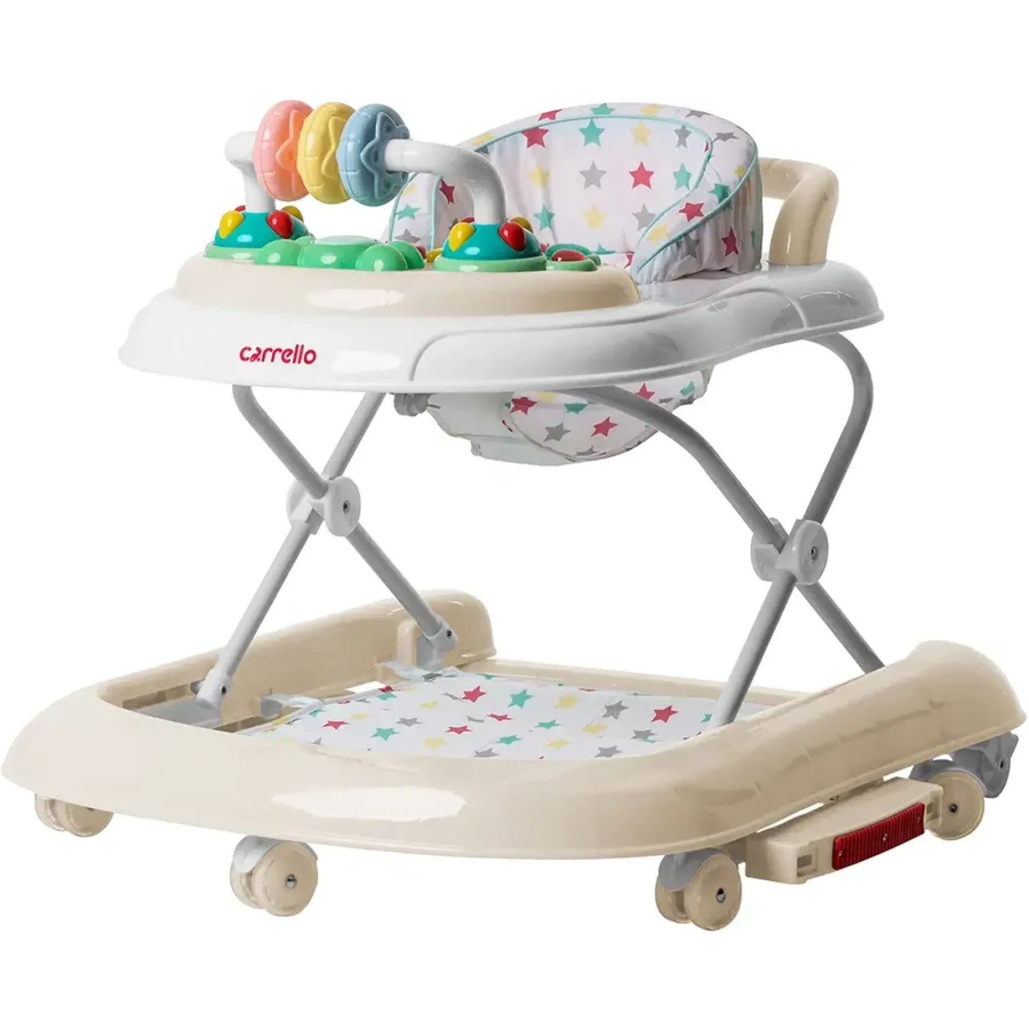 Ходунки CARRELLO Torino CRL-9603/3 Beige 3 в 1 (ходунки, гойдалка, каталка) /1/ MOQ