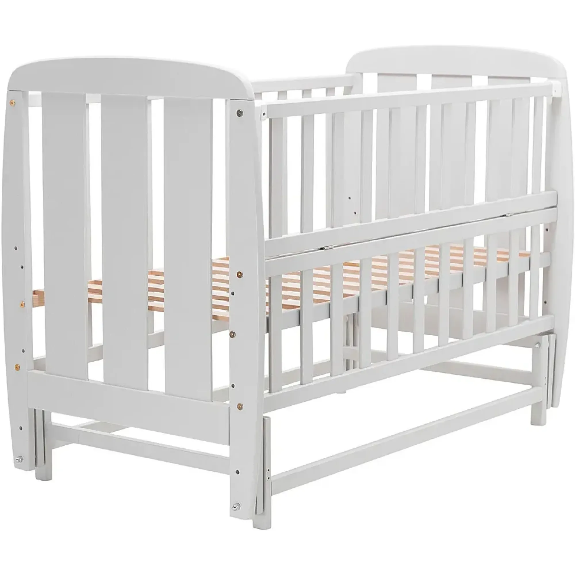 Ліжко Babyroom Кулька SH-02 маятник, відкидний бік бук сірий
