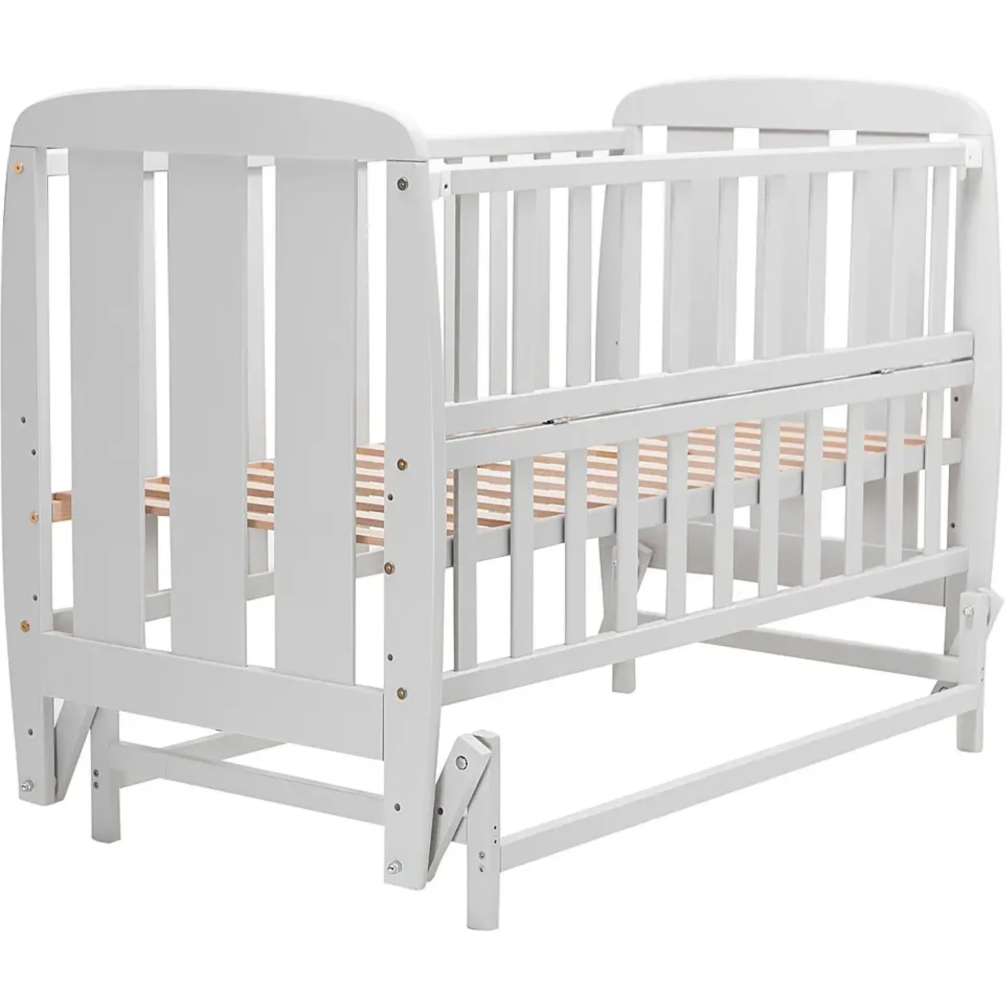 Ліжко Babyroom Кулька SH-02 маятник, відкидний бік бук сірий