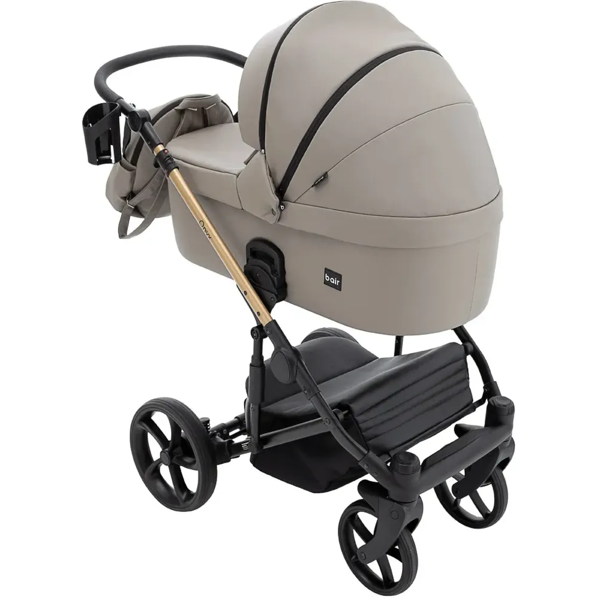 Коляска 2 в 1 Bair Onyx ECO OE-04 капучино