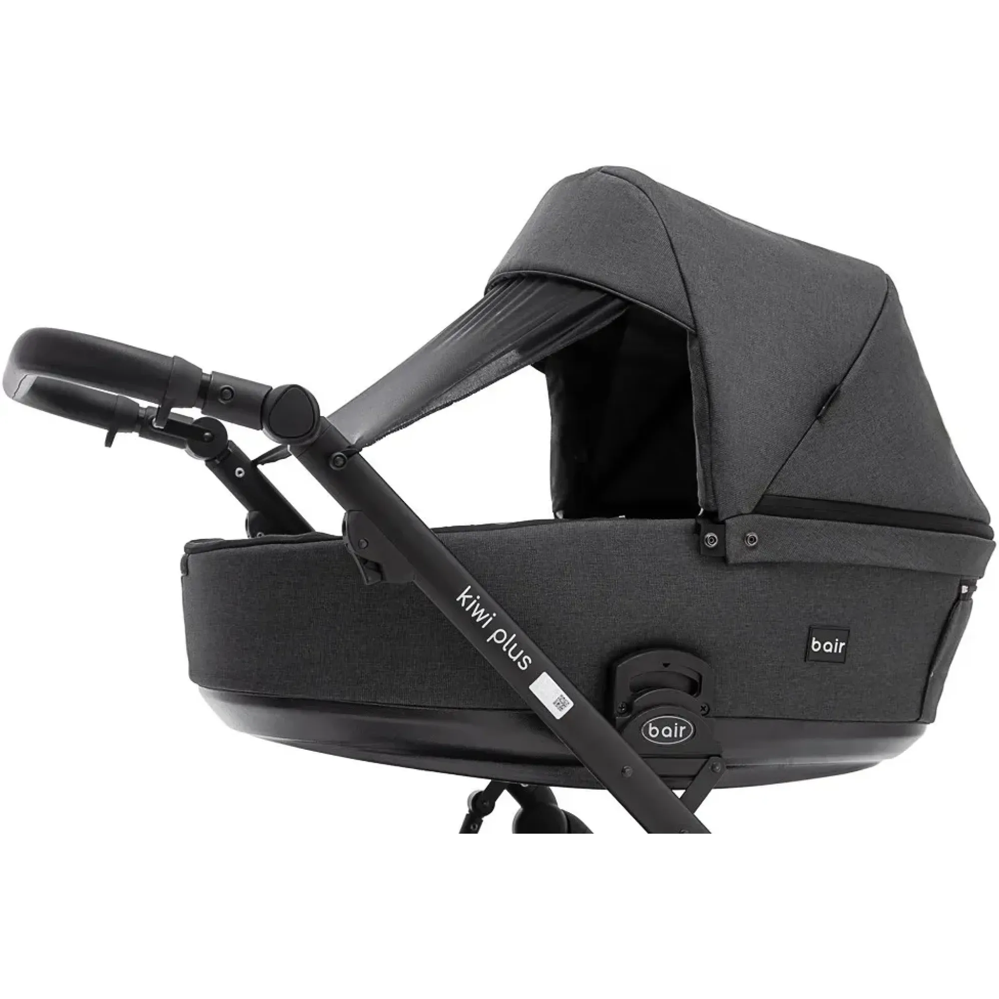 Коляска 2 в 1 Bair Kiwi Plus Soft BKP-219 графіт