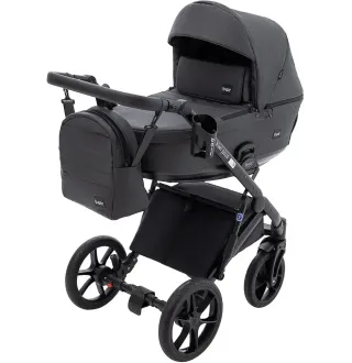 Коляска 2 в 1 Bair Kiwi Plus Soft BKP-219 графіт