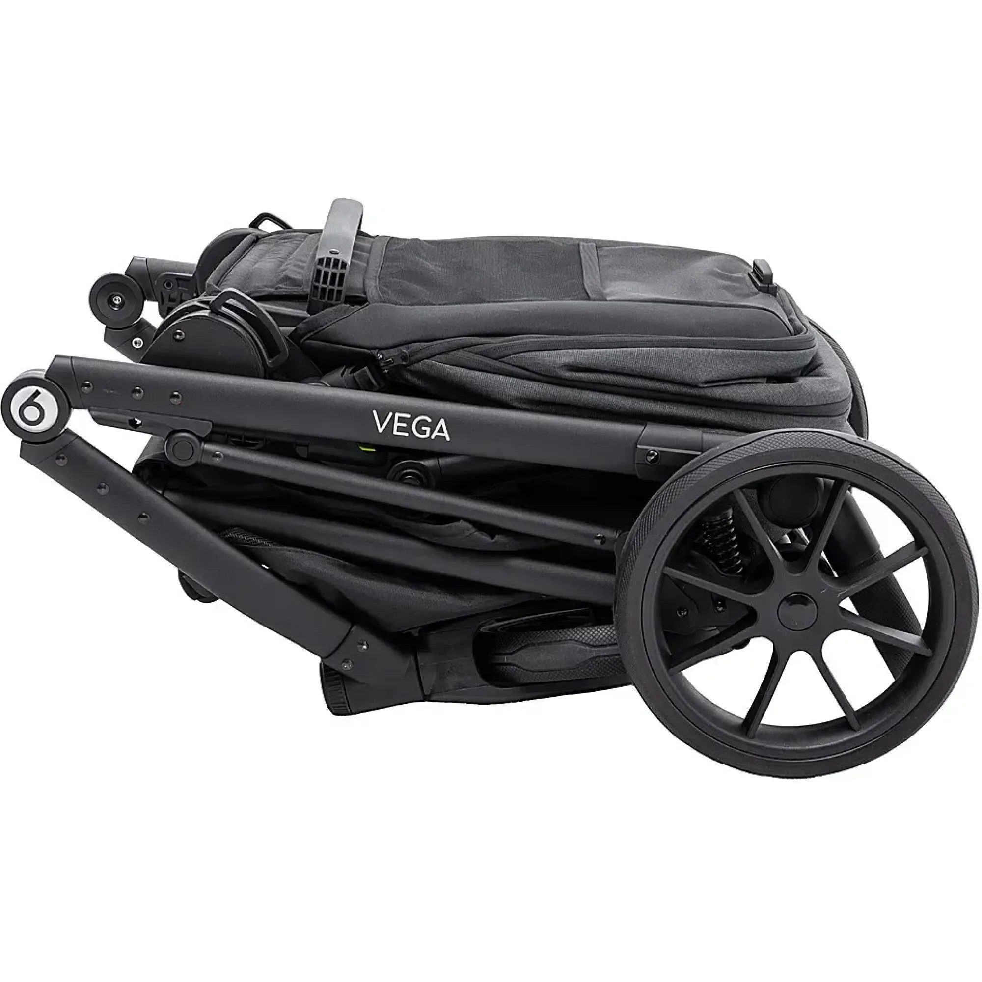 Коляска 2 в 1 Bair Vega Soft VS-04 coal графіт