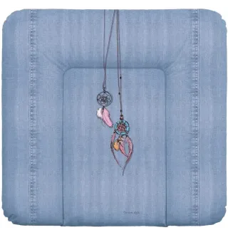 Повивальний матрац мʼякий Ceba Baby Soft medium changing mat (75x72 cm) W-144-119-598 denim style dream catcher blue