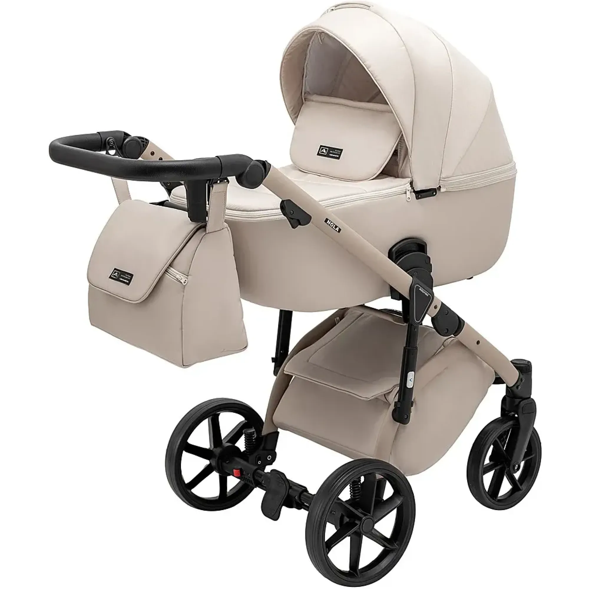 Коляска 2 в 1 Adamex Nola Natura 3 vanilla