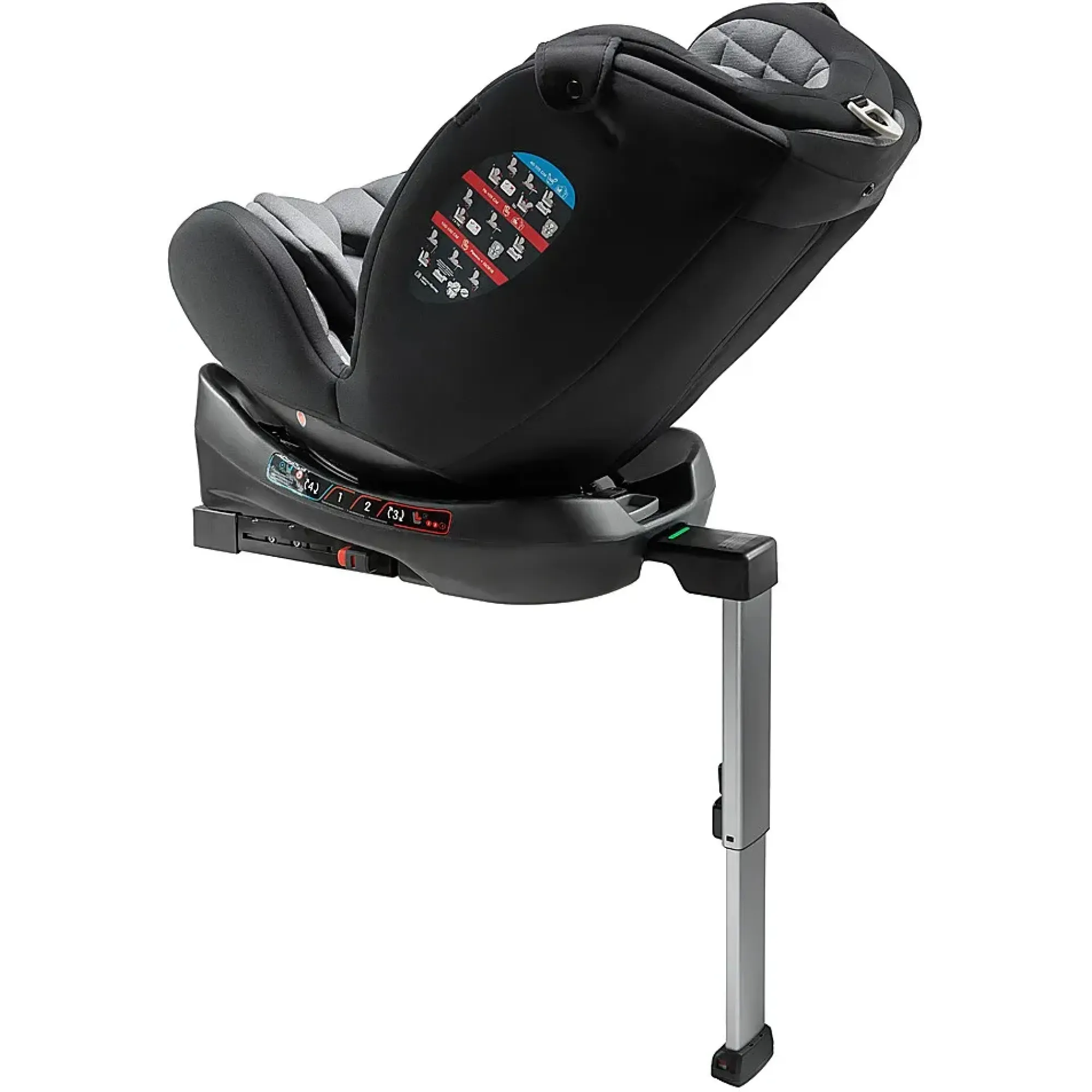 Автокрісло Bair Joy 360 i-size Iso-fix GM-02 graphite midnight