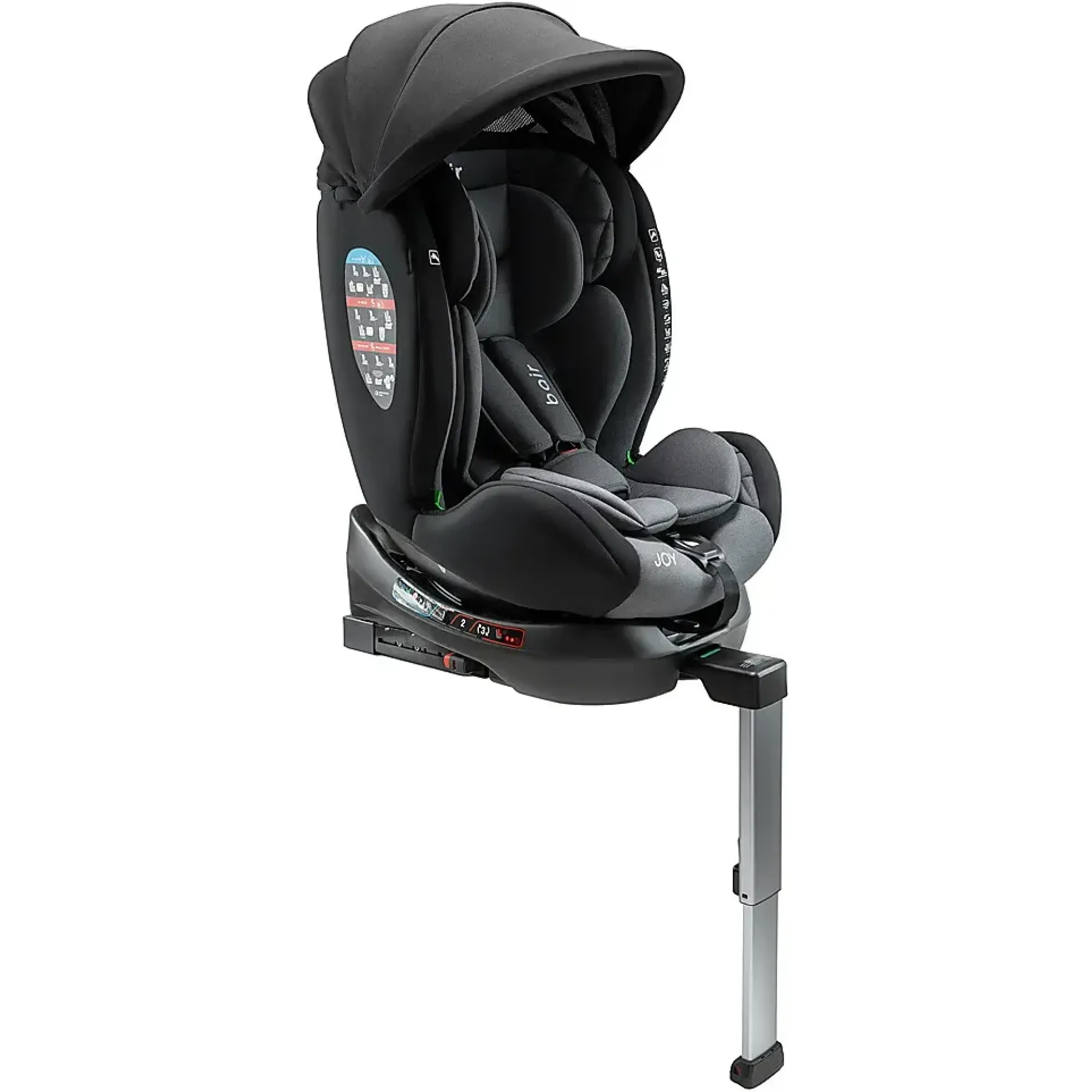 Автокрісло Bair Joy 360 i-size Iso-fix GM-02 graphite midnight