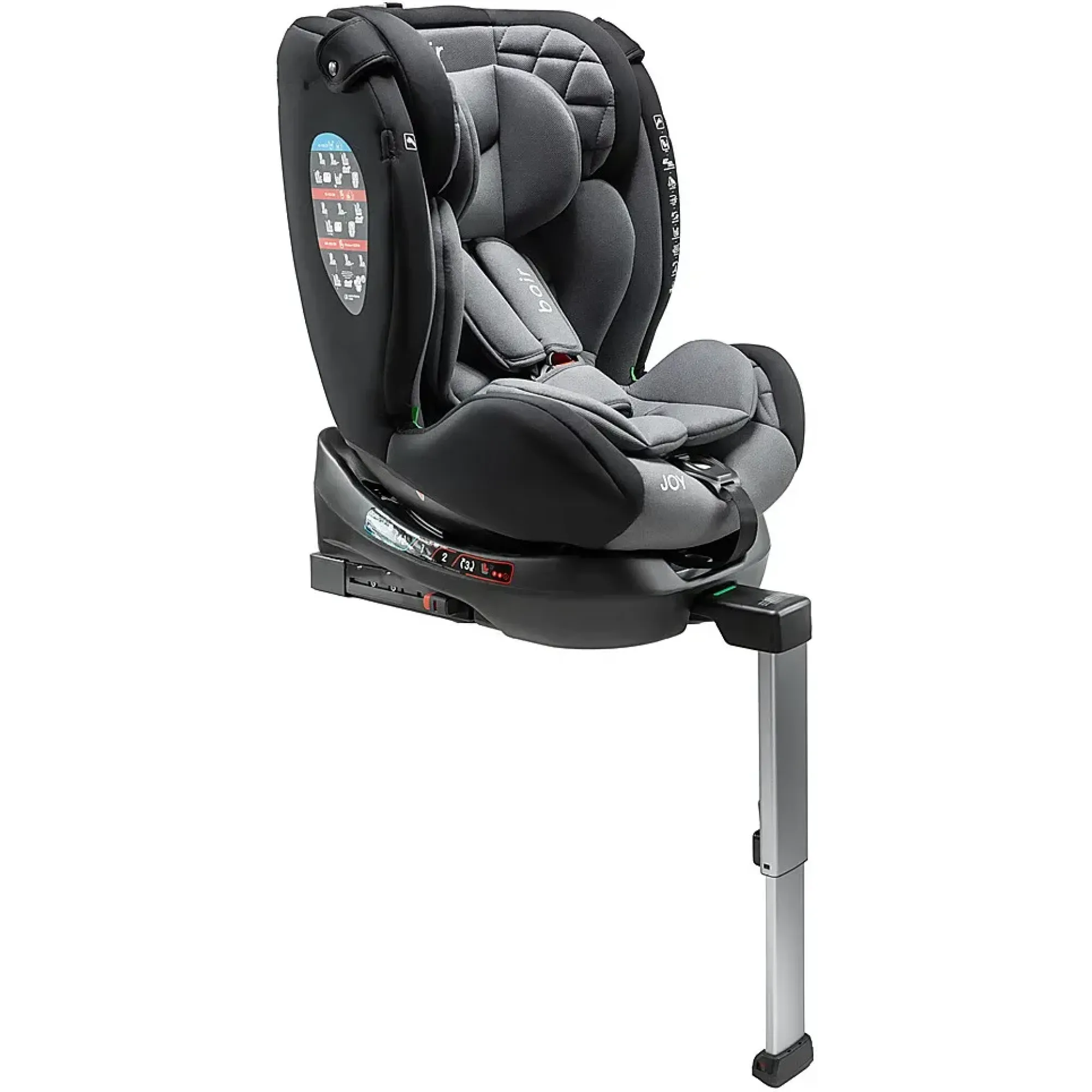 Автокрісло Bair Joy 360 i-size Iso-fix GM-02 graphite midnight