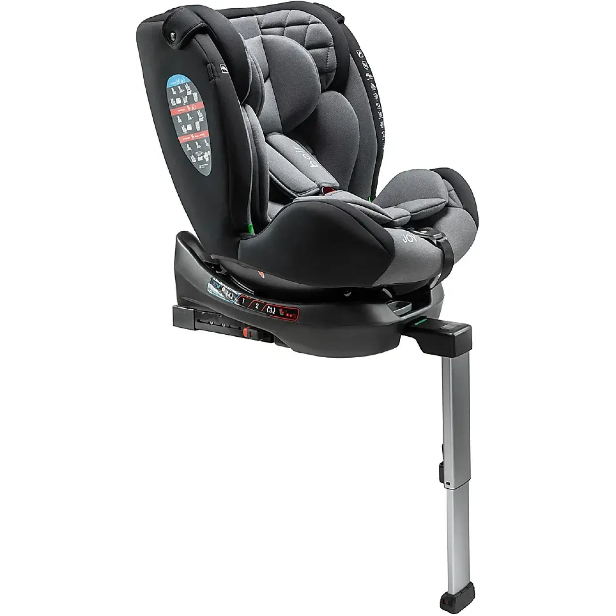 Автокрісло Bair Joy 360 i-size Iso-fix GM-02 graphite midnight