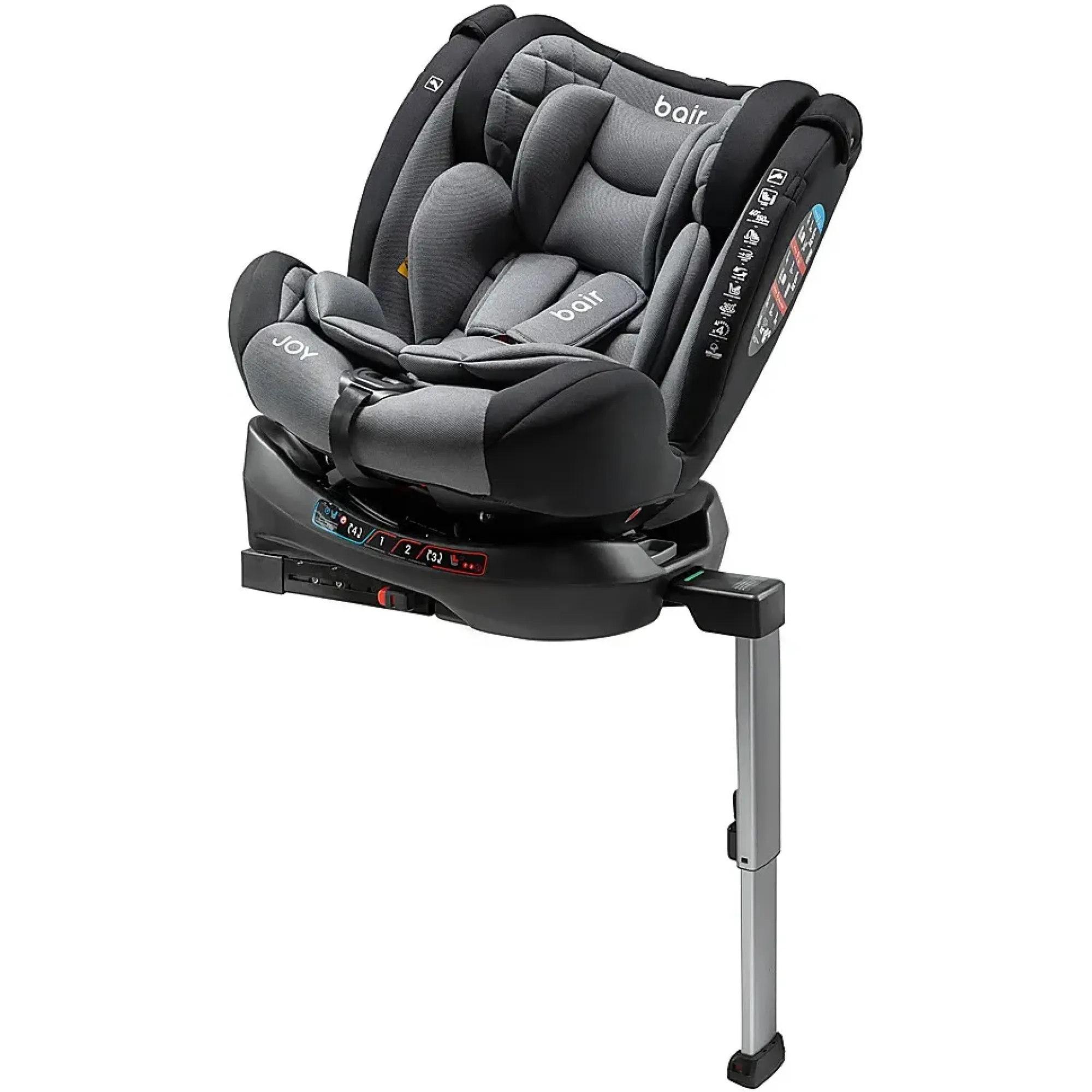 Автокрісло Bair Joy 360 i-size Iso-fix GM-02 graphite midnight