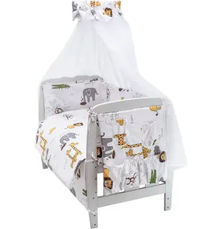 Дитяча постіль Babyroom Gold RG-08 білий (сафарі)
