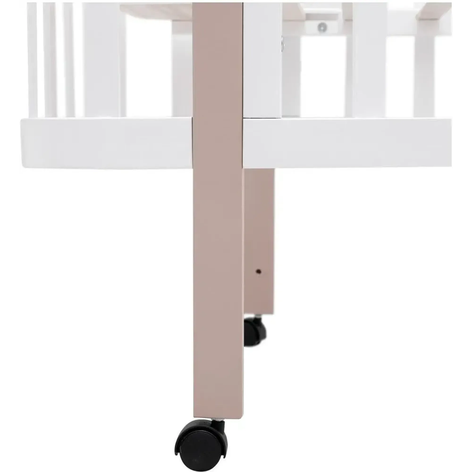 Ліжко Babyroom Місяць LU-1 білий / капучино