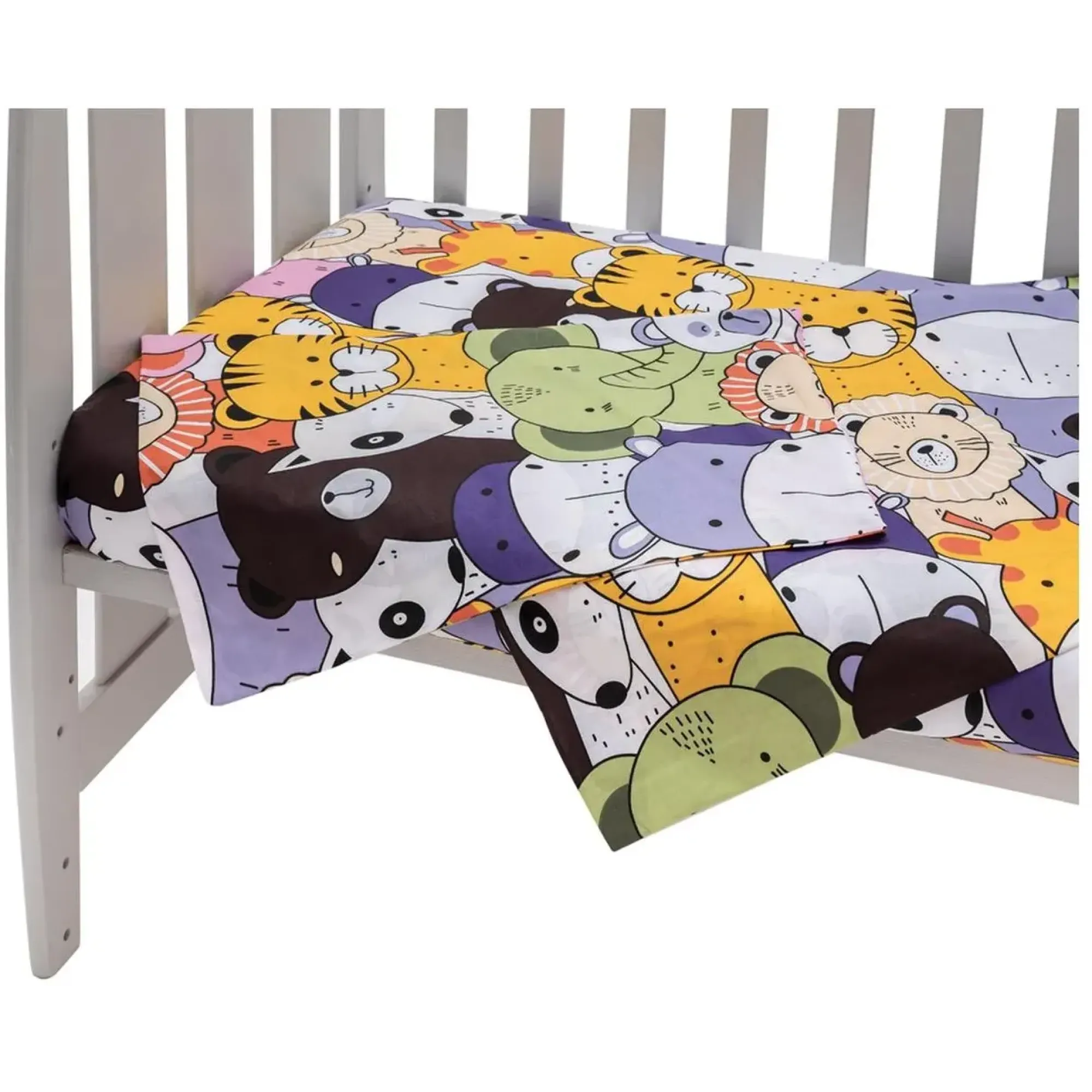Змінний комплект Babyroom Gold RG-08 білий (великі звірята)