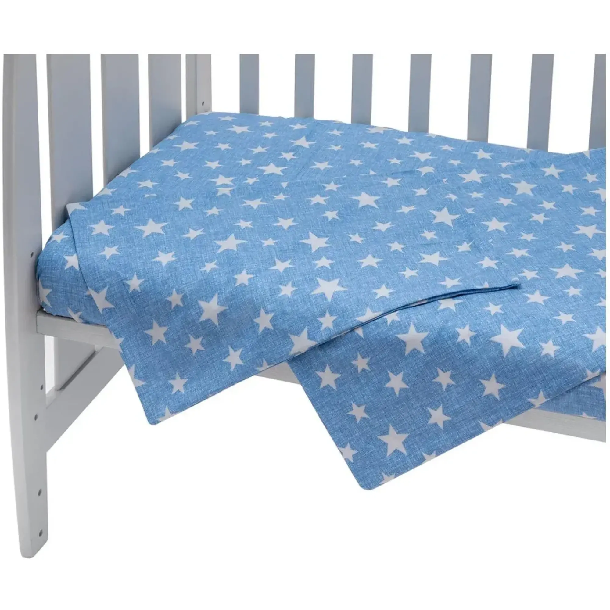 Змінний комплект Babyroom Gold RG-08 синій (білі зірочки)