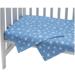 Змінний комплект Babyroom Gold RG-08 синій (білі зірочки)
