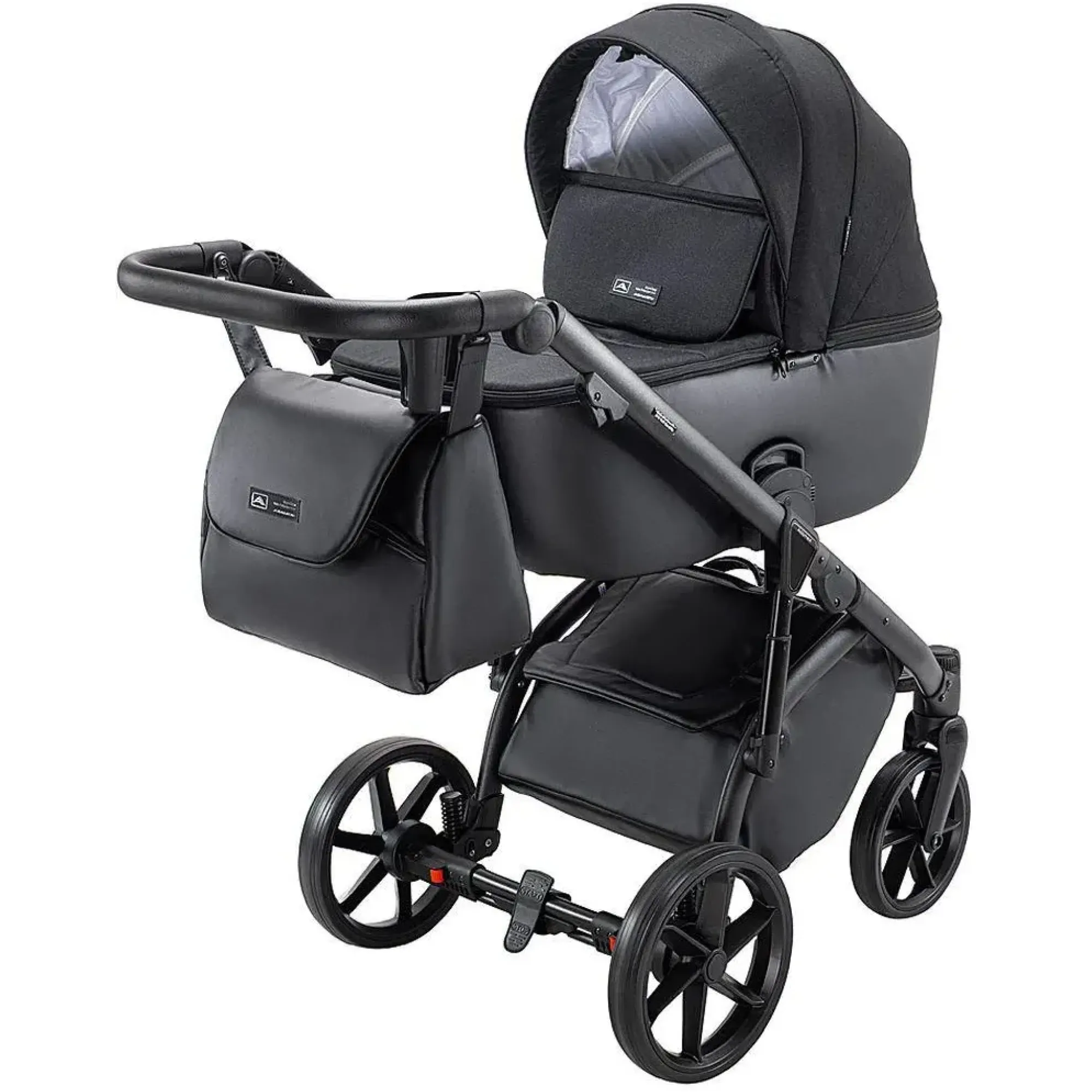 Коляска 2 в 1 Adamex Nola Natura 11 carbon