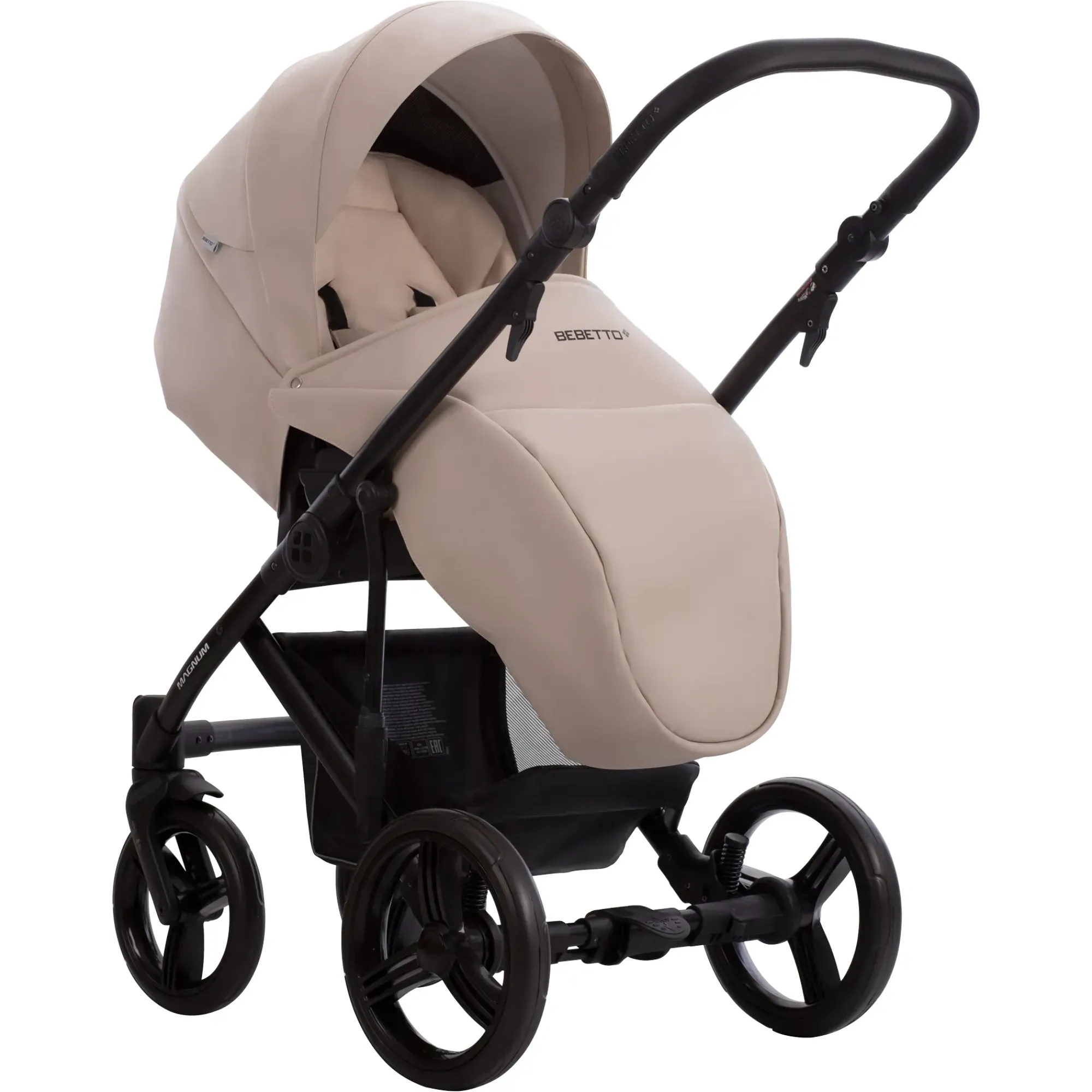 Коляска 2в1 Bebetto Magnum Light Pro 01 Бежевий