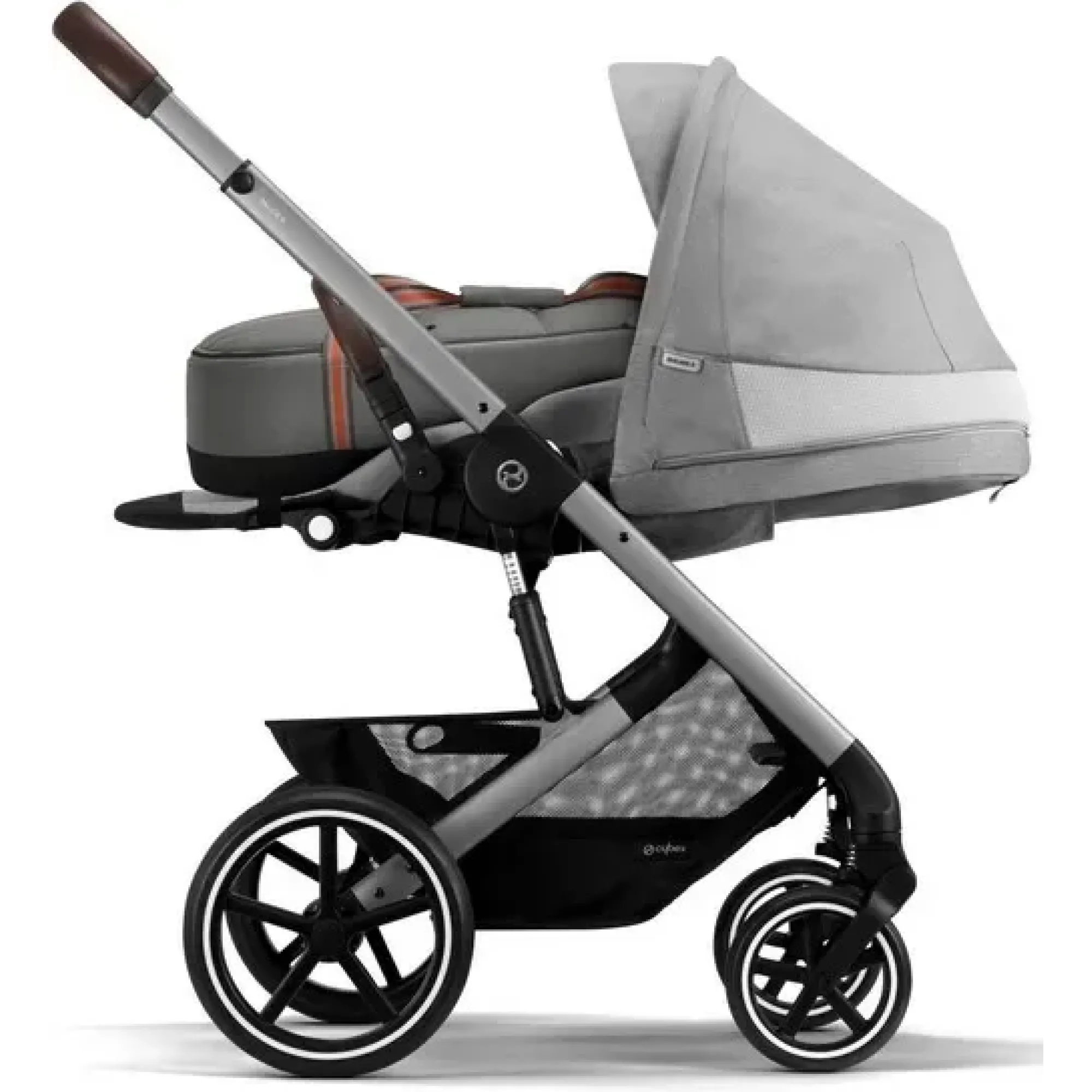 Прогулянкова коляска Cybex Balios S Lux 2023 SLV Lava Grey