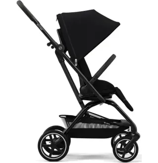 Прогулянкова коляска Cybex Eezy S Twist+ 2 BLK Moon Black (з бампером)