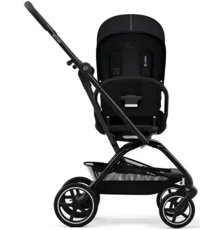 Прогулянкова коляска Cybex Eezy S Twist+ 2 BLK Moon Black (з бампером)