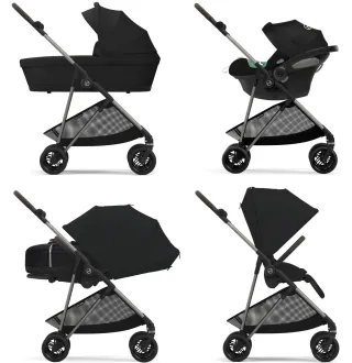 Прогулянкова коляска Cybex Melio Moon Black