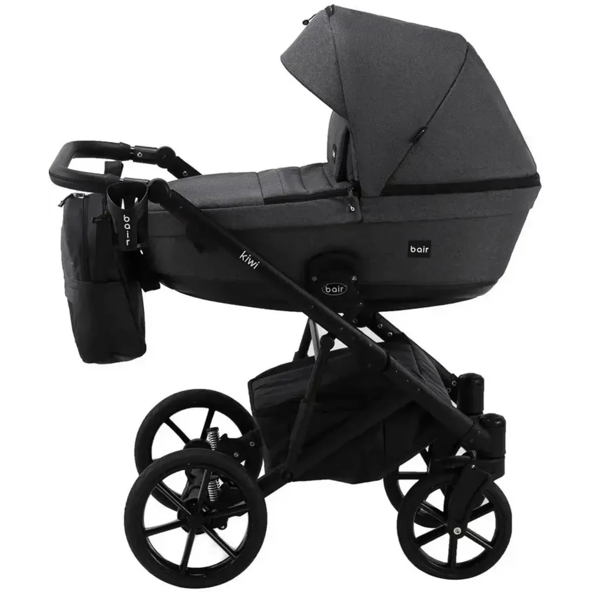 Коляска 2в1 Bair Kiwi Soft BKS-219 Графіт