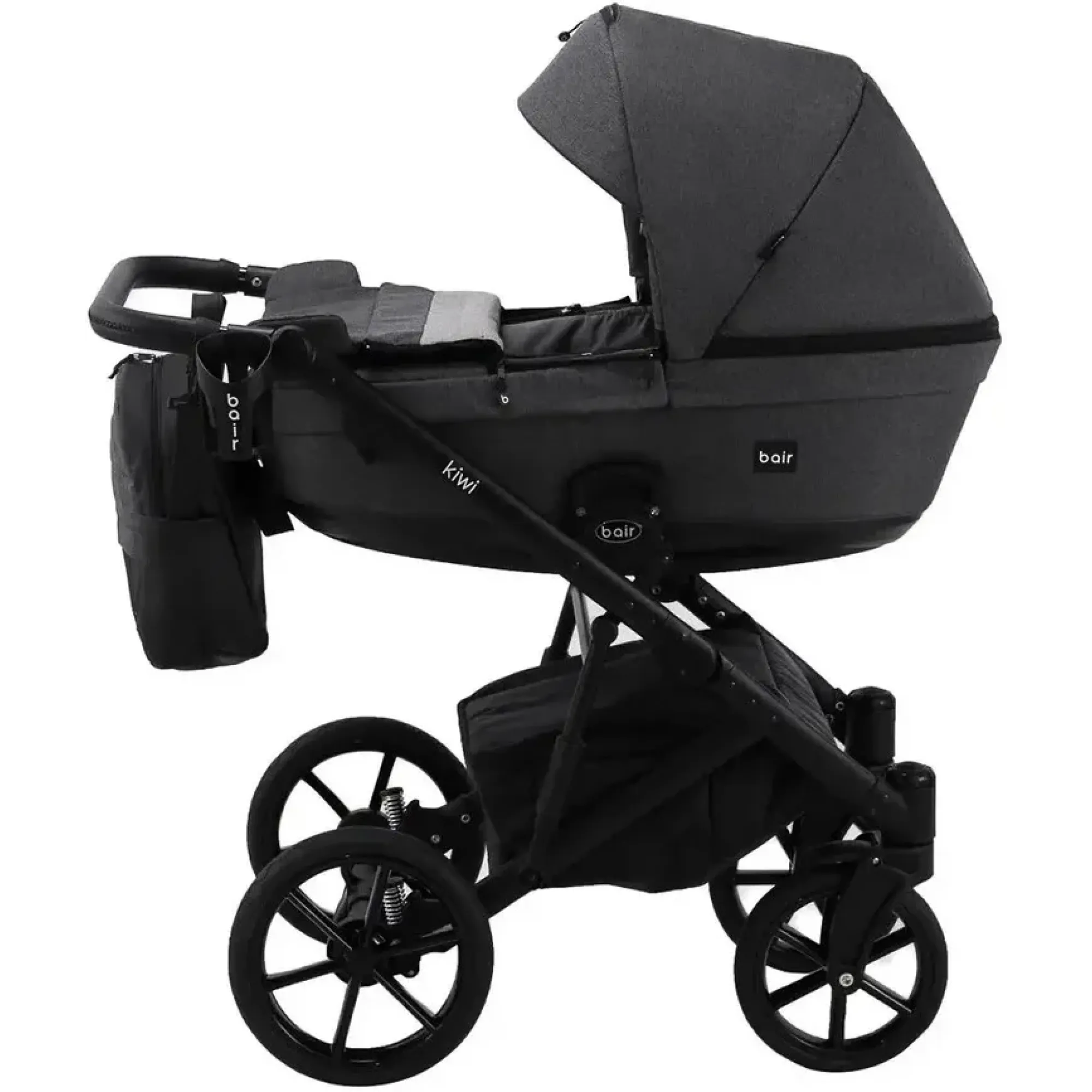 Коляска 2в1 Bair Kiwi Soft BKS-219 Графіт