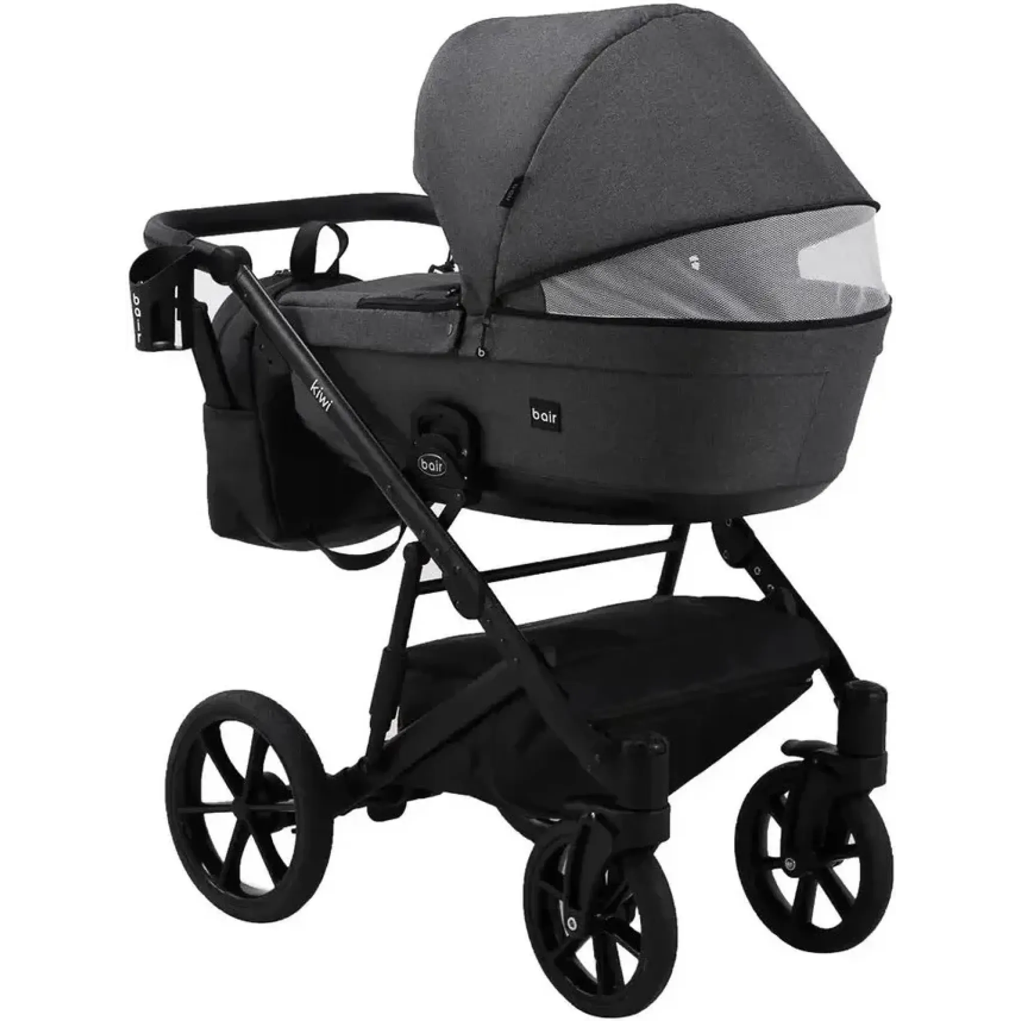 Коляска 2в1 Bair Kiwi Soft BKS-219 Графіт