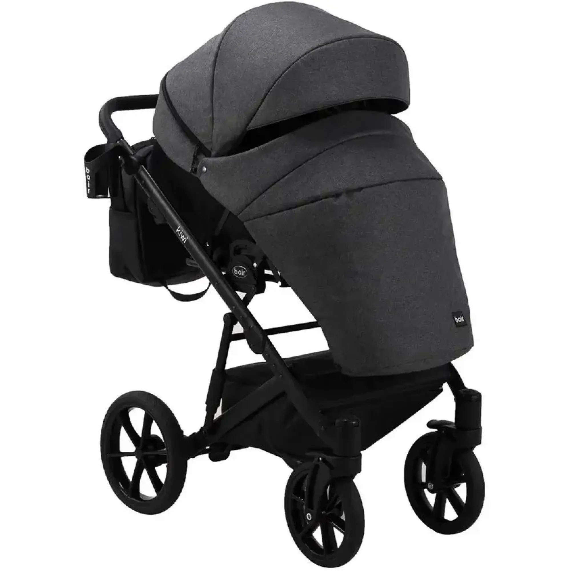 Коляска 2в1 Bair Kiwi Soft BKS-219 Графіт